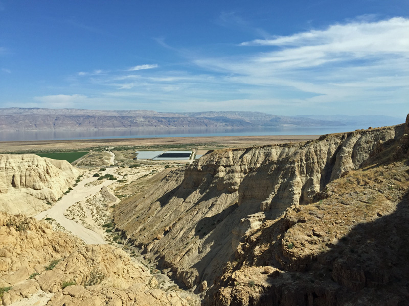 Rappelling at Qumran - The Views are Breathtaking