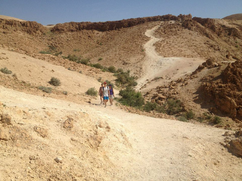 Wadi Dargot - start of the hike