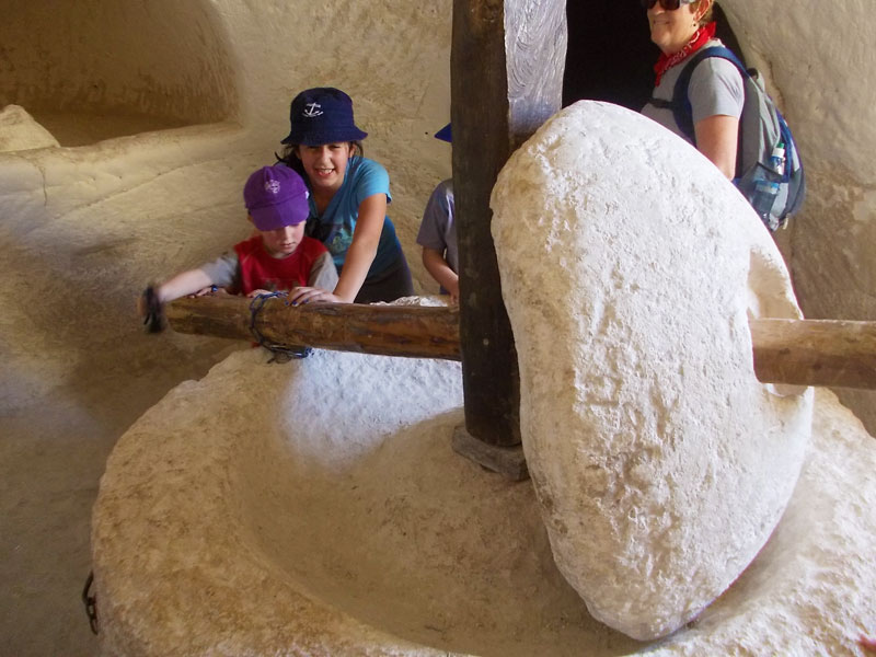 An ancient olive oil press